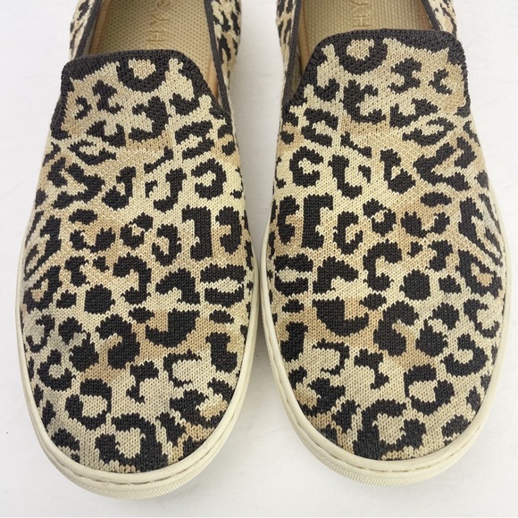 Rothy’s Desert Camo Cat Cheetah Mob Boss Wife Slip On Limited Edition Sneaker - Picture 4 of 15